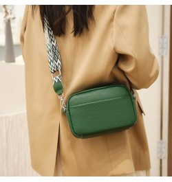 Crossbody Bag for Women, Genuine Leather Handbag Adjustable Wide Strap Ladies Cross Body Bag Green $19.68 Crossbody Bags