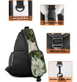 Crossbody Bags for Men Women Waterproof Sling Bag Shoulder Chest Bag Backpack Daypack for Hiking Travel Sports Running Christ...