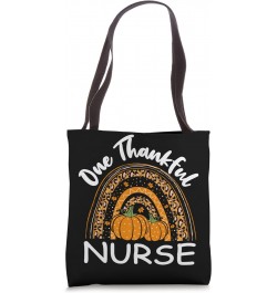 Thanksgiving Rainbow Leopard One Thankful Nurse Tote Bag $13.02 Totes