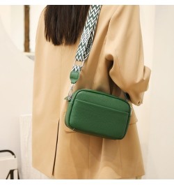 Crossbody Bag for Women, Genuine Leather Handbag Adjustable Wide Strap Ladies Cross Body Bag Green $19.68 Crossbody Bags