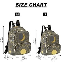 Moon Sun Stars Clouds Mini Backpack Purse for Women Travel Bag Fashion Daypack Back Pack Shoulder Bag Multicolor Medium $17.9...