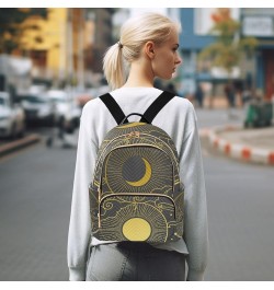 Moon Sun Stars Clouds Mini Backpack Purse for Women Travel Bag Fashion Daypack Back Pack Shoulder Bag Multicolor Medium $17.9...