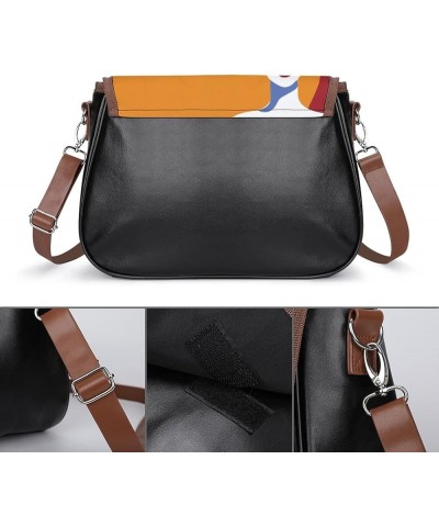 Leather Hobo Bags Women's Crossbody Shoulder Bag Classic City Top Handle Satchels Choose Fun Slogan Color6 $28.99 Hobo Bags