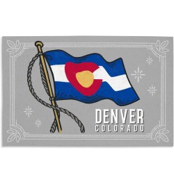 16x24 Inch Giclee Art Print Wall Decor, Denver, Colorado, Waving State Flag, State Series $23.19 Totes