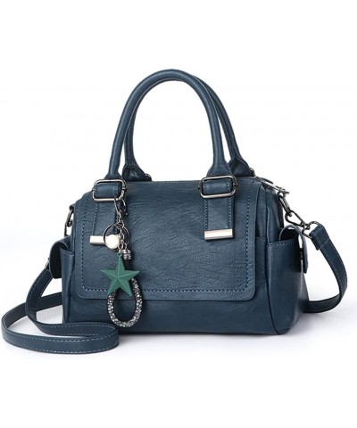 Top Handle Flap Crossbody Bags for Women Soft Leather Satchel Handbag Ladies Large Shoulder Bag Tote Purses (Green) Blue $32....