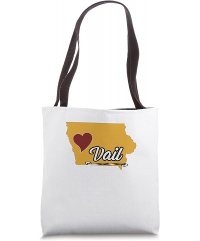 VAIL IOWA | IA USA - Cute Souvenir Merch - US City State - Tote Bag $16.50 Totes