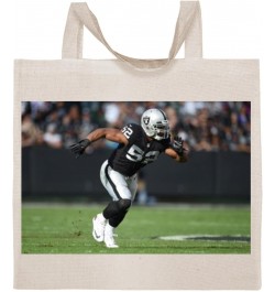 Khalil Mack - Cotton Photo Canvas Grocery Tote Bag IDPP802539 $21.20 Totes