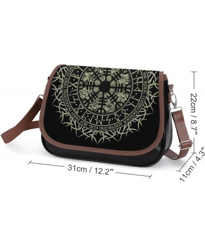 Women's Leather Bag Vintage Crossbody Bag Casual Shoulder Handbag Color628 $18.85 Satchels