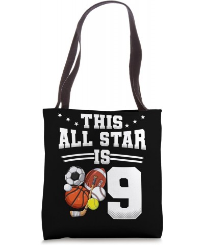 9th Birthday This All Star Is 9 Tote Bag $14.81 Totes