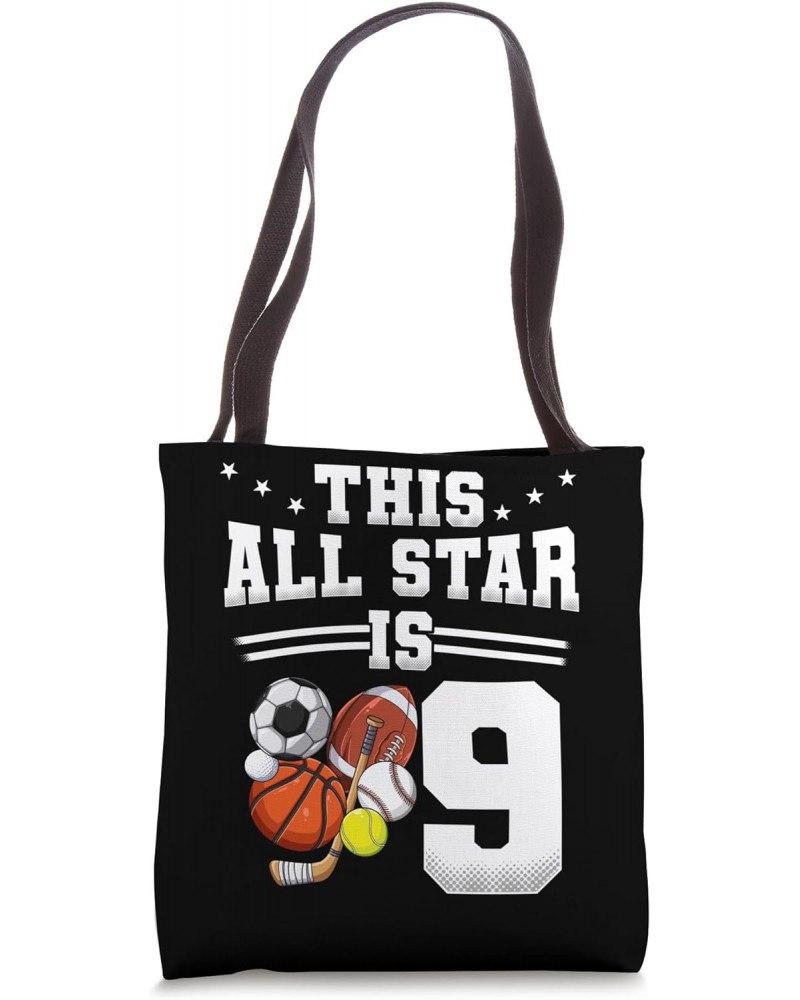 9th Birthday This All Star Is 9 Tote Bag $14.81 Totes