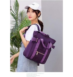 Women Backpacks Stylish Lightweight Outdoor Travel Anti-theft Rucksack Purple $12.18 Backpacks