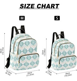 Colorful Ethnic Mandala Flower Backpack Purse for Women Lightweight Back Pack Casual Daypack Travel Shoulder Bag Bookbag - M ...