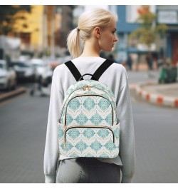 Colorful Ethnic Mandala Flower Backpack Purse for Women Lightweight Back Pack Casual Daypack Travel Shoulder Bag Bookbag - M ...