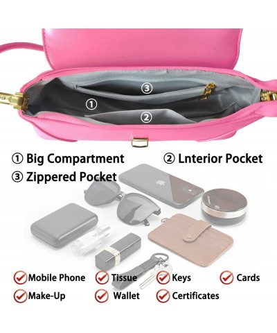 Shoulder Bag, Shoulder Bag for Women, Shoulder Purse, Purses for Women, Vintage Shoulder Bag 1-6 Pink $15.59 Shoulder Bags