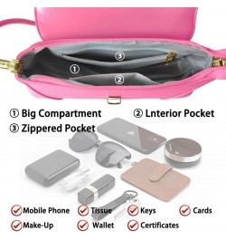 Shoulder Bag, Shoulder Bag for Women, Shoulder Purse, Purses for Women, Vintage Shoulder Bag 1-6 Pink $15.59 Shoulder Bags