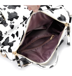 Women's Fashion Backpack Purse Multipurpose Design Convertible Satchel Handbags Shoulder Bag Travel bag Cow White $15.89 Back...