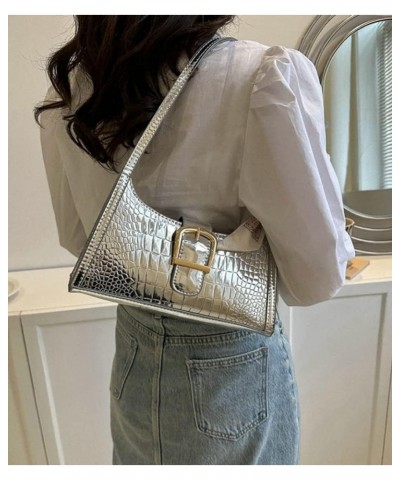 Women Shiny Tote Bag Y2K Trendy Shoulder Bag Elegant Hobo Handbag Purse Fairy Sling Bag with Ribbon C $25.99 Totes