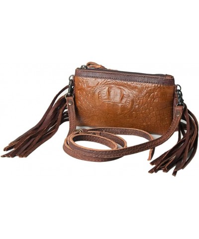 ADBG766B Coin Purse Hand Tooled Genuine Leather women bag western handbag purse $35.70 Crossbody Bags