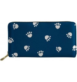 Dog Graphic Women Elegant Wedding Guest Purse Clutch Out Shopping Travel Chic Lightweight Purse Dog Paw $11.72 Clutches