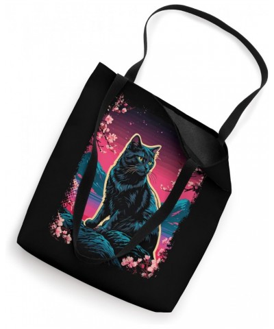 Japanese Cat Aesthetic Men Women Kids Japan Style Tote Bag $13.16 Totes