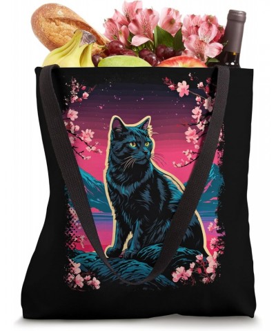 Japanese Cat Aesthetic Men Women Kids Japan Style Tote Bag $13.16 Totes