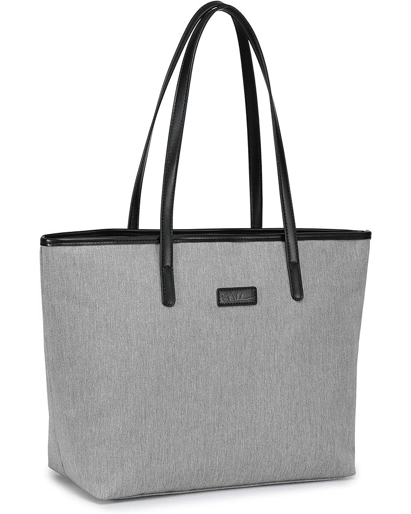 Water Resistance Light Weight Tote Bag for Travel Teacher Carrying Handbag Gray $10.97 Totes