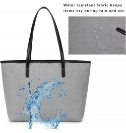 Water Resistance Light Weight Tote Bag for Travel Teacher Carrying Handbag Gray $10.97 Totes