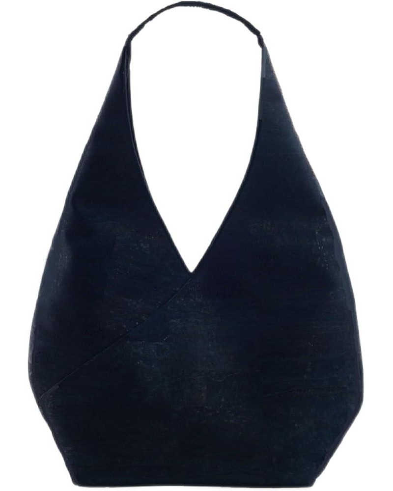 Cork Bag, shoulder bag purse Eco Friendly gift Vegan Bag Dark Blue $37.48 Hobo Bags