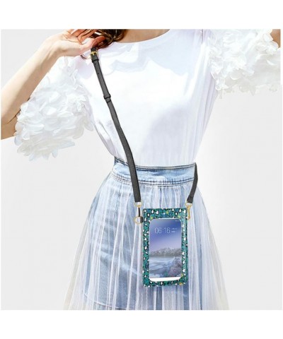 PU Leather Wallet Lightweight Cell Phone Crossbody Bag with Clear Window Shoulder Bag with Straps for Women Raccoon $10.56 Cr...