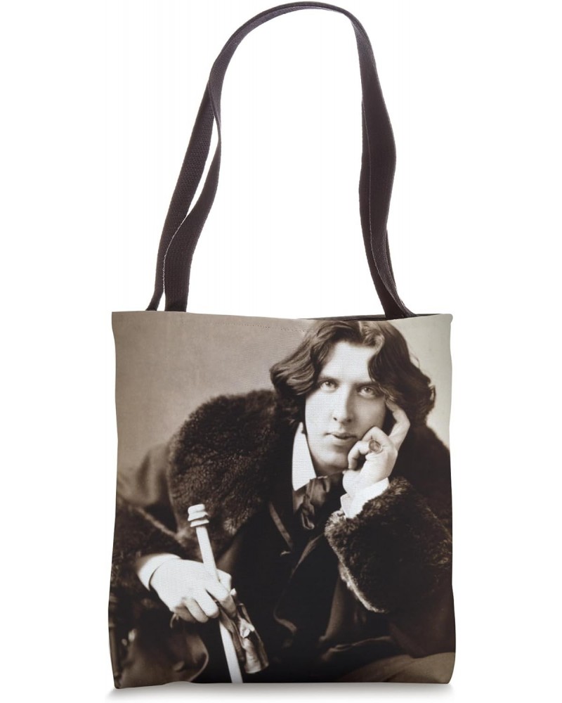 Oscar Wilde Portrait Tote Bag $11.76 Totes