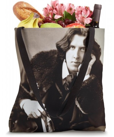 Oscar Wilde Portrait Tote Bag $11.76 Totes