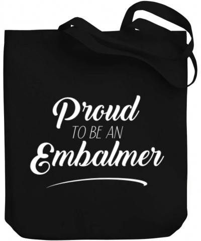 Proud to be an Embalmer Canvas Tote Bag 10.5" x 16" x 4 $16.80 Totes