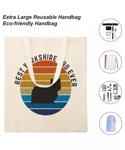 Canvas Tote Bag,I Love My Akita Inu Shopping Bag with Zipper & Handle for School Travel, Reusable Shopping Grocery Bags Style...