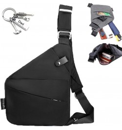 Anti Theft Bag - Anti Theft Travel Bag, Cross Body Travel Bag Black $8.75 Messenger Bags