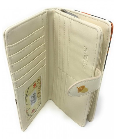 Raccoon Large Animal Wallet for Teen Girls and Women Vegan Leather 7" Tall Beige $14.00 Wallets