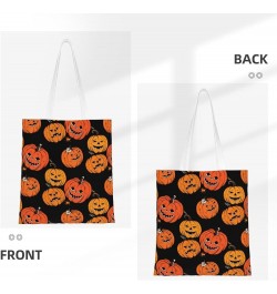 Halloween Pumpkins Single Shoulder Fashion Canvas Tote Shopping Bags Handbags For Men And Women Halloween Pumpkins5 $11.72 Totes