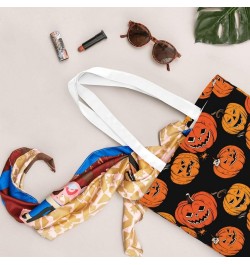 Halloween Pumpkins Single Shoulder Fashion Canvas Tote Shopping Bags Handbags For Men And Women Halloween Pumpkins5 $11.72 Totes