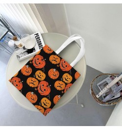 Halloween Pumpkins Single Shoulder Fashion Canvas Tote Shopping Bags Handbags For Men And Women Halloween Pumpkins5 $11.72 Totes