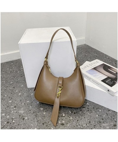 Leather Tote Handbag Fashion Shoulder Bags for Women Hobo Tote Handbag with Zipper Closure Light Brown $17.66 Totes