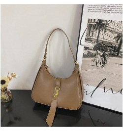 Leather Tote Handbag Fashion Shoulder Bags for Women Hobo Tote Handbag with Zipper Closure Light Brown $17.66 Totes