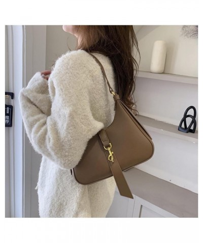 Leather Tote Handbag Fashion Shoulder Bags for Women Hobo Tote Handbag with Zipper Closure Light Brown $17.66 Totes