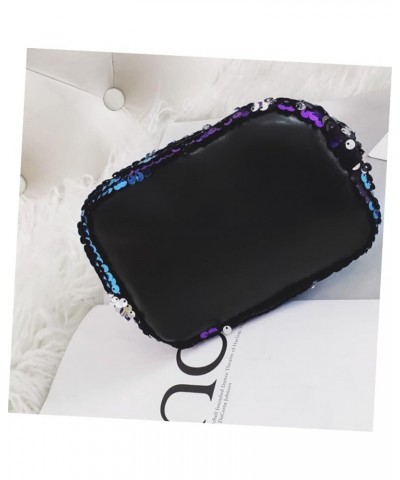 2pcs Mini Women's Shoulder Crossbody Chain Bag Sequin Blue Bucket Blue $10.44 Crossbody Bags