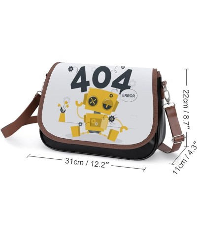 Printed Crossbody Bags Women City Leather Shoulder Bag Satchel Hobo Bags Trendy Man Popcorn Color2 $27.49 Hobo Bags