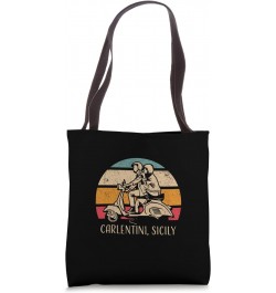 Carlentini Sicily Vintage Scooter Retro Sunset Design Tote Bag $12.75 Totes