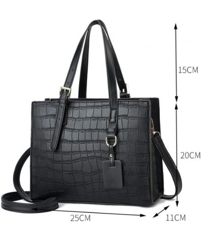 New Alligator Pattern Zipper Metal Hardware Handbags Commuting Leather Shoulder Bag Cross-Body Bag Pu Leather White 1 $21.60 ...