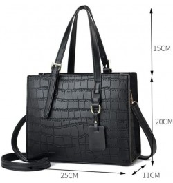 New Alligator Pattern Zipper Metal Hardware Handbags Commuting Leather Shoulder Bag Cross-Body Bag Pu Leather White 1 $21.60 ...