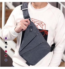 Crossbody Sling Bag,Anti-theft Crossbody Bag,Crossbody Sling Backpack Sling Bag Travel Hiking Chest Bag Daypack Black $11.70 ...