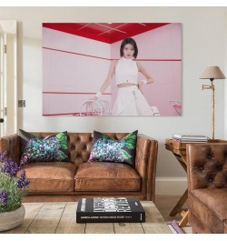 Gaeul Ive Wave Teaser Pink Kpop Artist Canvas Poster Bedroom Decor Sports Landscape Office Room Decor Poster Gift 16x24inch(4...