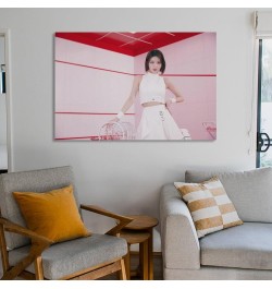 Gaeul Ive Wave Teaser Pink Kpop Artist Canvas Poster Bedroom Decor Sports Landscape Office Room Decor Poster Gift 16x24inch(4...