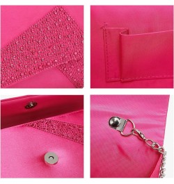 Women Rhinestone Evening Clutch Bags Formal Party Clutches Wedding Purses Cocktail Prom Clutches (Black) Hot Pink $24.19 Even...